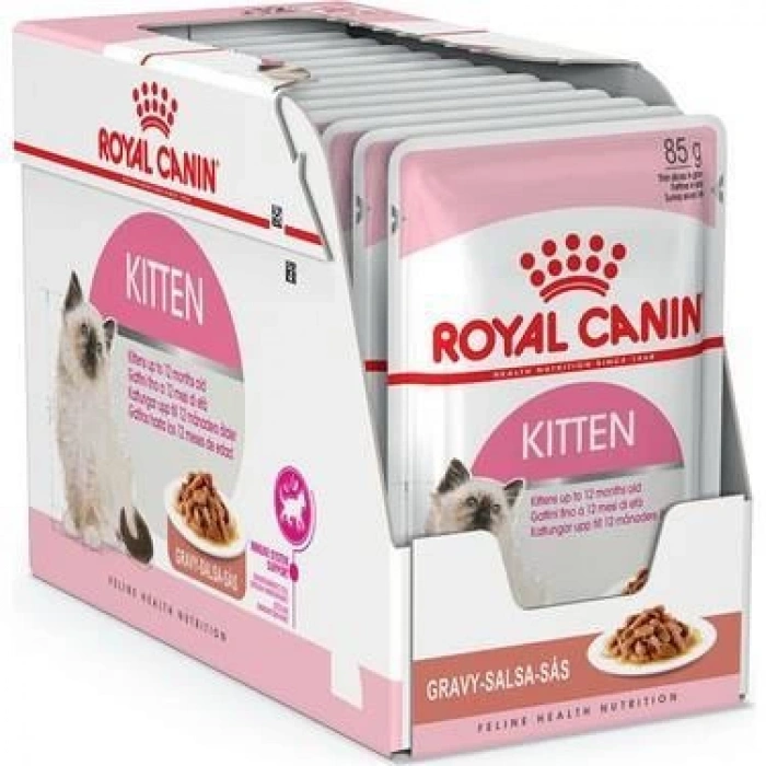 Royal Canin Kitten Instinctive Gravy Yaş Kedi Maması 85 gr 12 Adet