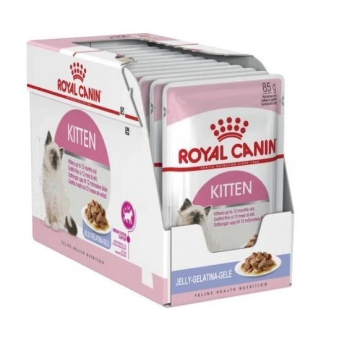 Royal Canin Kitten İnstinctive Jelly Yavru Kedi Yaş Maması 85 Gr 12 Adet