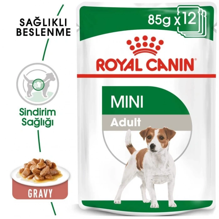 Royal Canin Mini Adult Soslu Köpek Konservesi 85 gr
