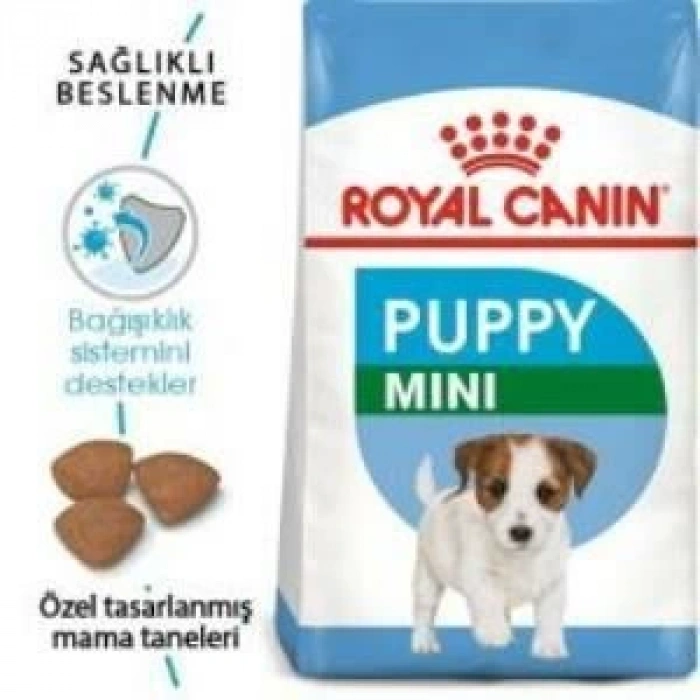 Royal Canin Mini Puppy Yavru Köpek Maması 4 Kg + 2 Adet Yaş Mama Hediye