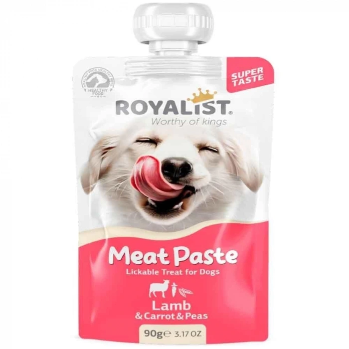 Royalist Meat Paste Kuzu Etli Havuçlu Köpek Ödülü 90 Gr