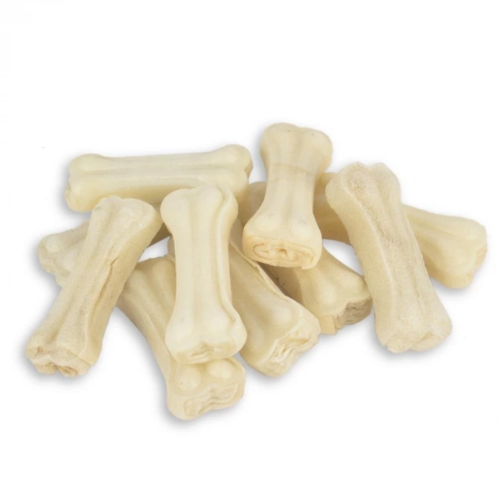 Snacky Beyaz Çiğneme Kemiği 5 cm 10 gr 10 Ad