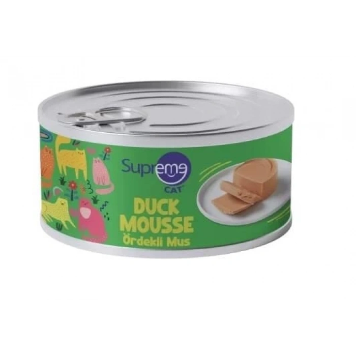 Supreme Cat Ördekli Yaş Kedi Maması 85 Gr