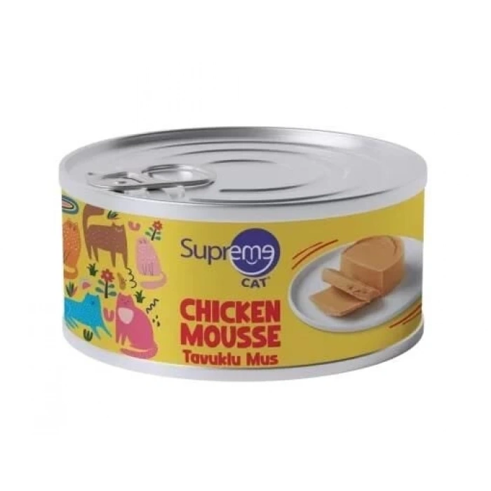 Supreme Cat Tavuklu Yaş Kedi Mamasi 85 Gr