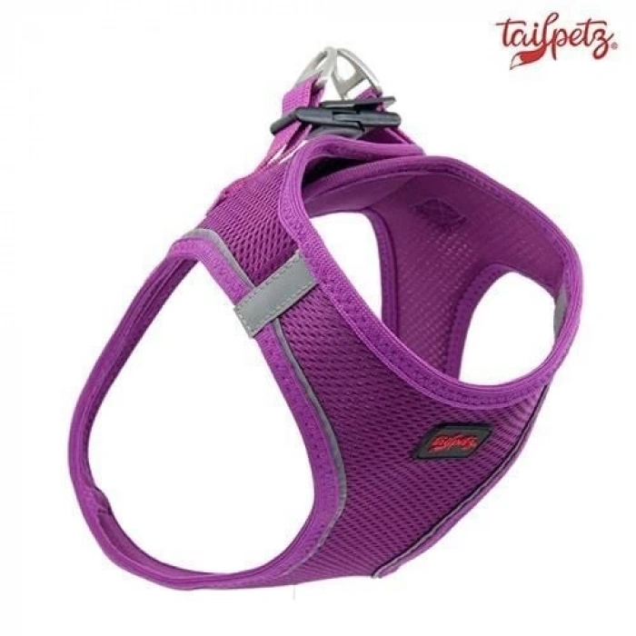 Tailpetz Air Mesh Harness Göğüs Tasması Mor Medium