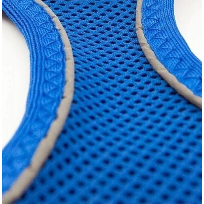 Tailpetz Air Mesh Harness Göğüs Tasması Saks Mavi Large