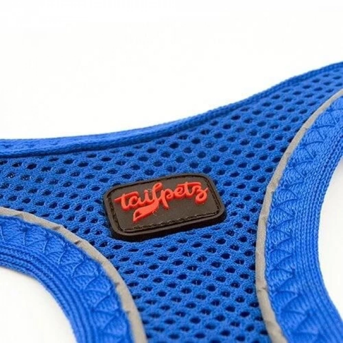 Tailpetz Air Mesh Harness Göğüs Tasması Saks Mavi XXXS