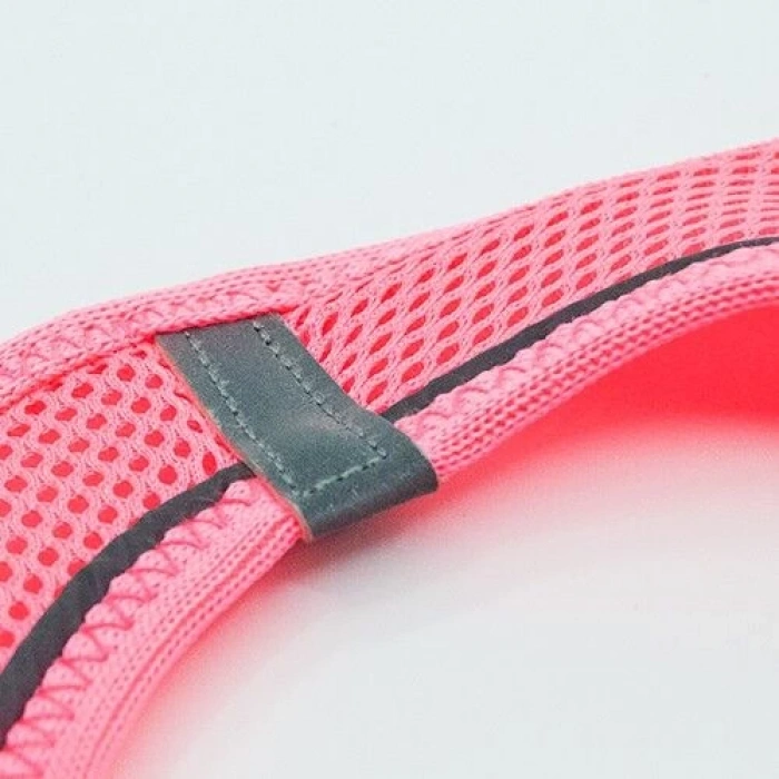 Tailpetz Air Mesh Harness GöğüsTasması Neon Pembe Medium