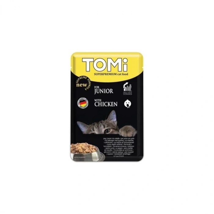 Tomi Pouch Kümes Hayvanlı Yavru Kedi Konservesi 100 Gr