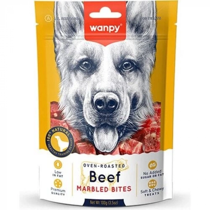Wanpy Marbled Dana ve Tavuk Etli Köpek Ödülü 100 Gr