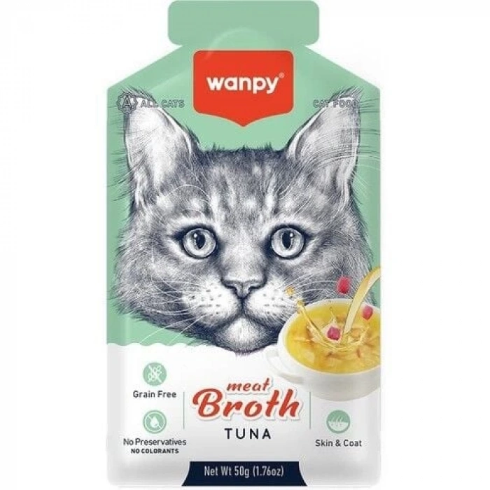 Wanpy Ton Balıklı Kedi Çorbası 50 Gr