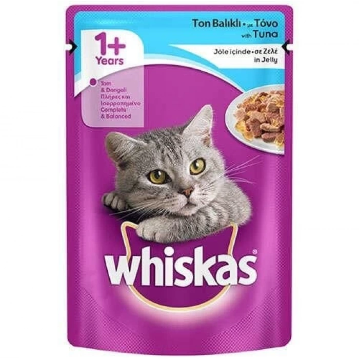 Whiskas Pouch Jöleli Ton Balıklı Kedi Maması 85 Gr