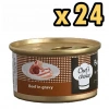 Chefs Choice Biftek Soslu Kedi Konservesi 80 Gr 24 Adet