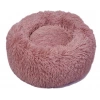 Dubex Ponchik Peluş Kedi Köpek Yatağı Pembe XL