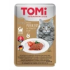 Tomi Pate Kümes Hayvanlı ve Domatesli Yetişkin Kedi Konservesi 100gr