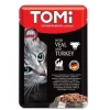 Tomi Pouch Dana Etli ve Hindili Yetişkin Kedi Konservesi 100gr