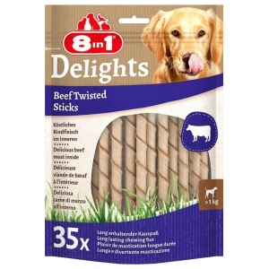 8in1 Delights Köpekler İçin Biftekli Ödül Çubuğu 190 Gr