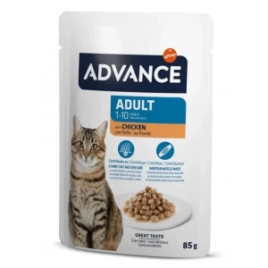 Advance Tavuklu Yetişkin Kedi Pouch Yaş Maması 85 Gr