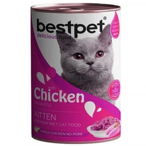 BestPet Tavuklu Yavru Kedi Konservesi 400gr