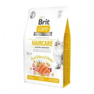 Brit Care Haircare Somon Tavuk Deri ve Tüy Sağlığı Tahılsız Kedi Maması 7 Kg