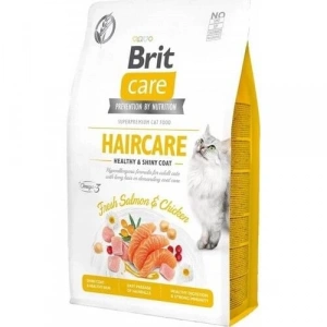 Brit Care Haircare Somon ve Tavuk Deri ve Tüy Sağlığı Tahılsız Kedi Maması 2 Kg