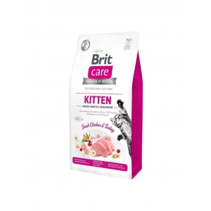 Brit Care Hypo-Allergenic Sağlıklı Büyüme için Tavuklu ve Hindili Tahılsız Yavru Kedi Maması 7kg