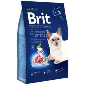 Brit Premium Kısırlaştırılmış Kuzu Etli Yetişkin Kedi Maması 8 KG