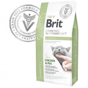 Brit Veterinary Diet  Diyabet Hastalığı için Tahılsız Kedi Maması 2 kg