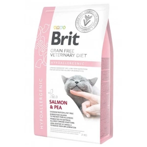 Brit Veterinary Diets Hypoallergenic Tahılsız Somonlu Kedi Maması 2kg