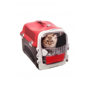 Catit Cabrio Carrier Cherry Red Kedi Köpek Taşıma Çantası ( 51x33x35 )