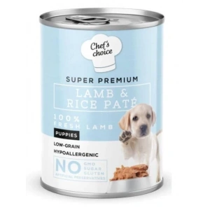 Chefs Choice Kuzu Etli  Tahılsız Yavru Köpek Yaş Maması 400 Gr