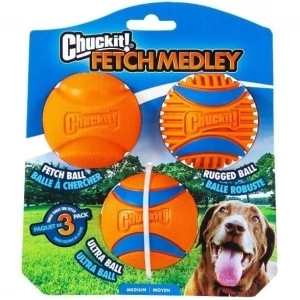 Chuckit Fetch Medley 3lü Köpek Oyun Topu Seti