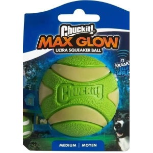 Chuckit! Max Glow Ultra Squeaker Gece Parlayan Sesli Köpek Oyun Topu