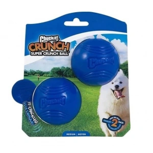 Chuckit! Super Crunch 2li Köpek Çekiştirme Topu (Orta Boy)