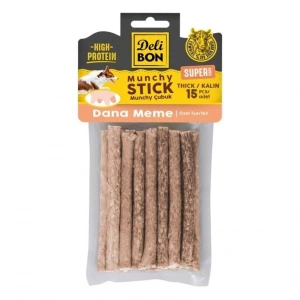 Delibon Süper Munchy Çubuk Dana Memeli Köpek Çiğneme Kemiği Kalın 15li