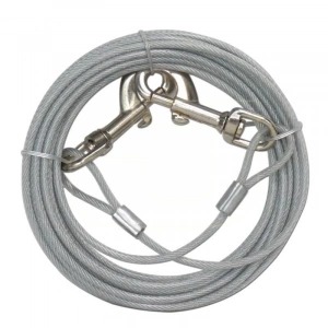 Eastland Çelik Köpek Bahçe Bağlama Halatı 5 mmx9 metre