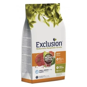 Exclusion Düşük Tahıllı Monoprotein Sığır Etli ve Narlı Küçük Irk Yavru Köpek Maması 7 kg