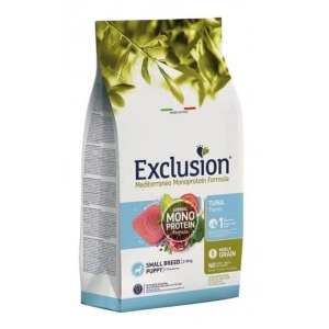 Exclusion Monoprotein Düşük Tahıllı Ton Balıklı ve Narlı Küçük Irk Yavru Köpek Maması 2 kg