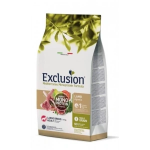 Exclusion Monoprotein Kuzu Etli ve Narlı Düşük Tahıllı Büyük Irk Yetişkin Köpek Maması 12 Kg