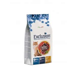 Exclusion Monoprotein Sığır Etli ve Narlı Düşük Tahıllı Kısırlaştırılmış Kedi Maması 1,5 Kg
