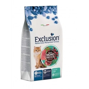 Exclusion Monoprotein Ton Balıklı ve Narlı Düşük Tahıllı Kısırlaştırılmış Kedi Maması 1,5kg