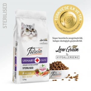 Felicia Sterilized Kısırlaştırılmış  Somonlu Kedi Maması 12 kg