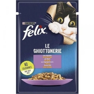 Felix Kuzu Etli Kedi Yaş Maması 85 Gr
