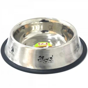 Flip Köpekler İçin Figürlü Çelik Mama ve Su Kabı 8 Oz. 240ml