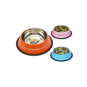 Flip Şeritli Mama Kabı 8 Oz. Kırmızı