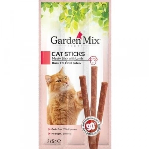 Gardenmix Kuzu Etli Kedi Stick Ödül 3*5 Gr