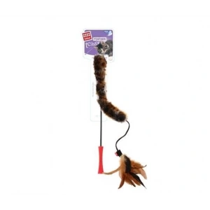 Gigwi 7014 Feather Teaser Kedi Oltası Kuyruklu Doğal Tüy