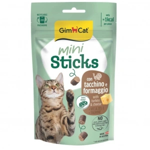 Gimcat Mini Sticks Hindili&Peynirli Ödül Çubukları 50gr