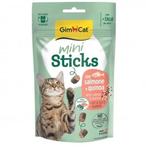 Gimcat Mini Sticks Somonlu&Kinoalı Ödül Çubukları 50gr