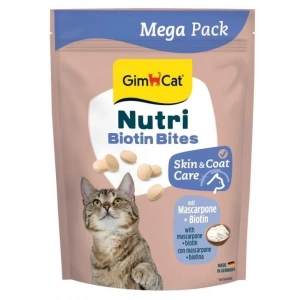 Gimcat Nutri Biyotinli Mascarpone Cilt ve Tüy Bakımı Peynirli Kedi Ödülü 425 gr  Mega Boy